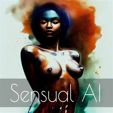 Black AI Nude Printable Black Wall Art Powerful Black Female Portrait For Living Room Female