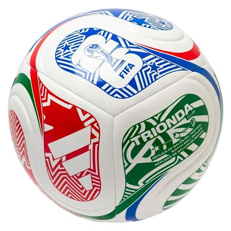 adidas Fodbold Trionda Club VM 2026 - Hvid/Rød/Blå/Grøn