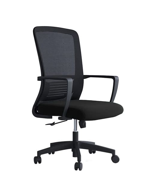 Silla Ejecutiva Respaldo De Mesh Asiento Acolchonado Tapizado En Tela