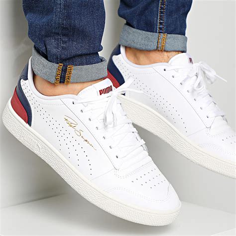 Puma - Baskets Ralph Sampson Lo Perf Soft 372395 Puma White Peacoat ...