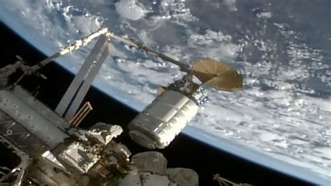 Il Cargo Cygnus Ha Attraccato Alla Stazione Spaziale A Bordo