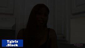 Black Trans Babe Jerking Her Hard Rod XNXX