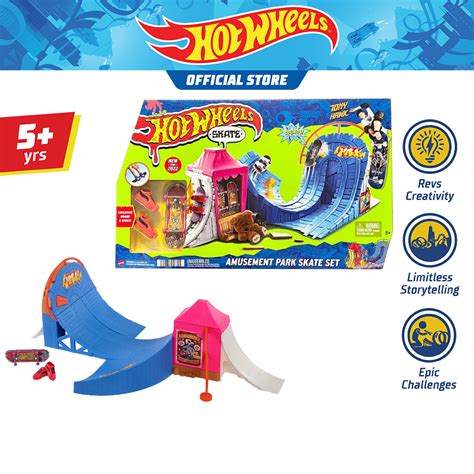 Hot Wheels Skate Amusement Park Skate Set Hgt Shopee