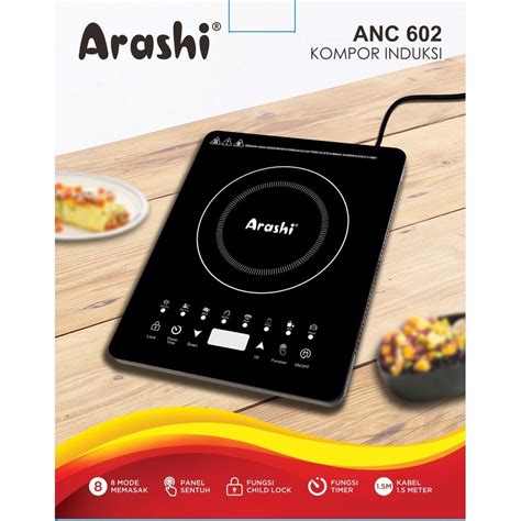 Jual ARASHI Kompor Listrik Induksi Hemat Listrik Low Watt ANC 602