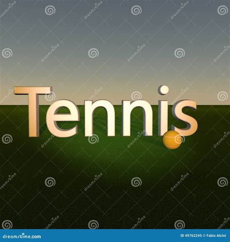 Tennis Stock Illustration Illustration Of Game Close 49762245