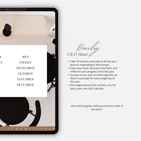 Five Year Journal 5 Year Journal Journal For Business Owners Five