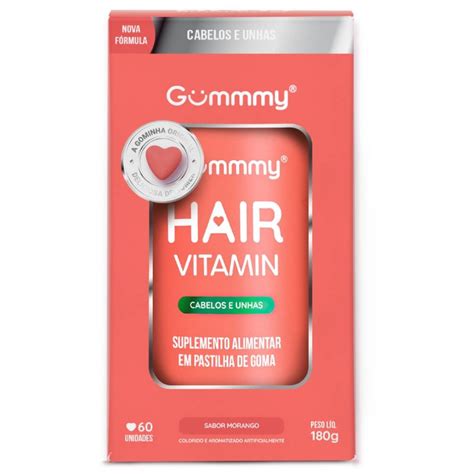 Gummy Hair Melância Dos Sonhos 60 Gomas PanVel Farmácias