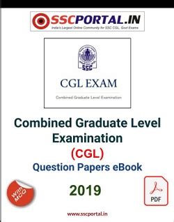 E Book SSC CGL Tier 1 Exam 2019 Question Papers PDF With Ans