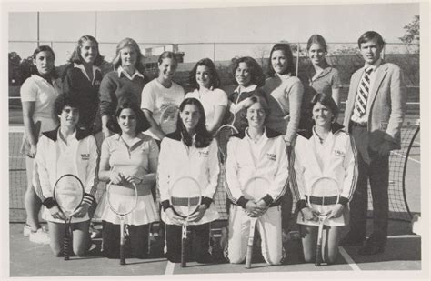 Women S Tennis Team 1978 Yale University Library Online Exhibitions