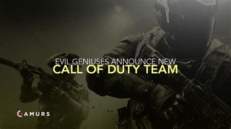 Evil Geniuses Announce New Call Of Duty Team Dot Esports