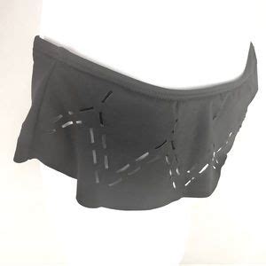 L Space Swim L Space Full Cut Skirted Bikini Bottoms Black Poshmark
