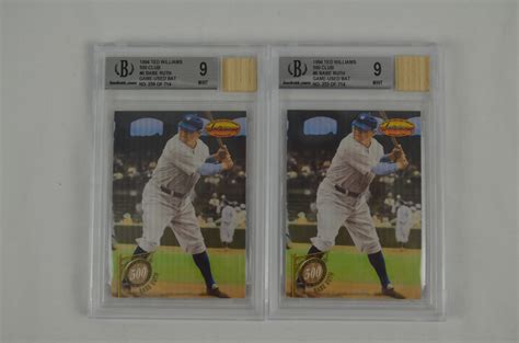 Lot Detail Babe Ruth 500 HR Club Limited Edition Lot Of 2 GGUM Cards