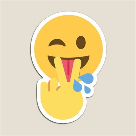 Funny Sexual Pics With Sayings Icon Emoji Eat Pussy Magnet For Sale