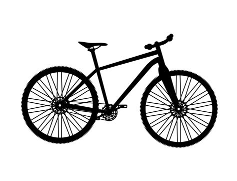 Bicycle Silhouette Vector Art Icons And Graphics For Free Download