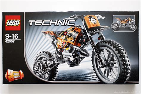 Lego 42007 Technic Кроссовый мотоцикл