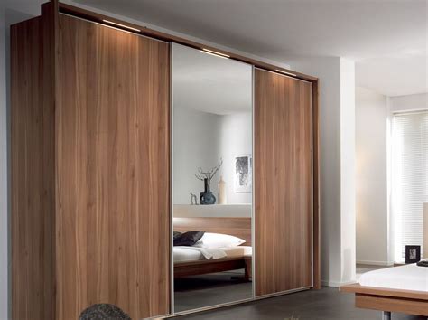 Ideas Of Dark Wood Wardrobes With Mirror