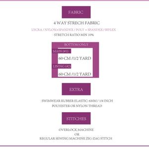 DIY Sewing Bikini Pattern Reversible Swimsuit Bottom With Etsy