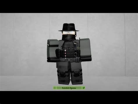 Roblox Scp R A I S A Operator Avatar Build Remake Youtube