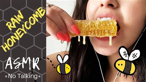 Asmr 🐝raw Honeycomb 🍯mukbang Extreme Sticky Eating Sounds No