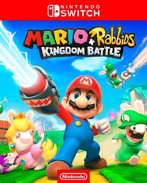 Mario Mas Rabbids Kingdom Battle Nintendo Switch Juegos Digitales