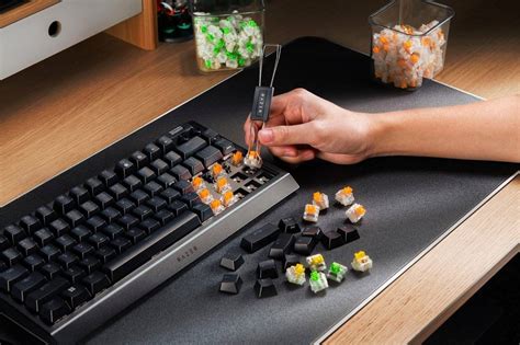 Razer Blackwidow V Mechanical Gaming Keyboard Hot Swappable Design Tactile Switches