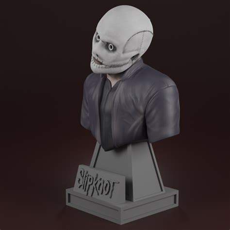 Stl File Slipknot Corey Taylor Bust With Mask 👤・model To Download And
