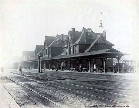 1913 Lehigh Valley Train Station Located At The Now Genettis Park Lot