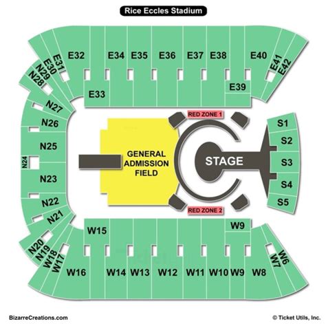 Rice Stadium Seating Chart Stadium Seating Chart