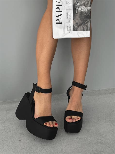 Босоножки женские экокожа Черный – заказать в интернет-магазине ...