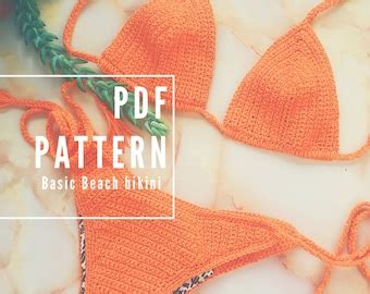 Bikini Crochet Pattern Etsy