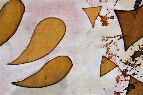 Yellow Drops Fragment Hot Batik Stock Illustration Illustration Of Creative Circle 146925828