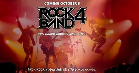 Rock Band 4 Setlist Confirmed | GameGrin