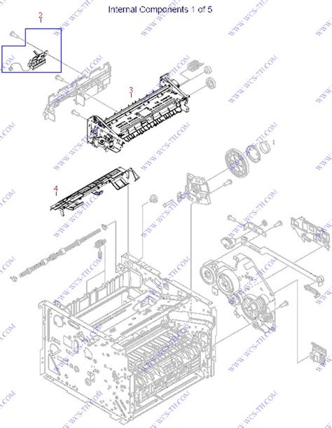 Diagram HP LaserJet P2055