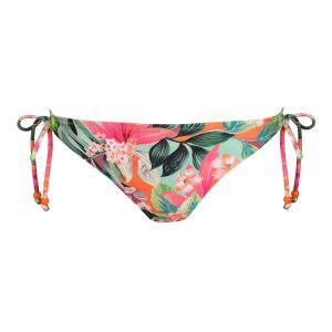 Marie Jo Swim Norma Jeanne Bikini Briefs Waist Ropes In Tropical Sunset