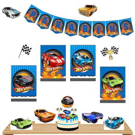 Kit Festa Em Casa Hot Weels Elo Produtos Especiais
