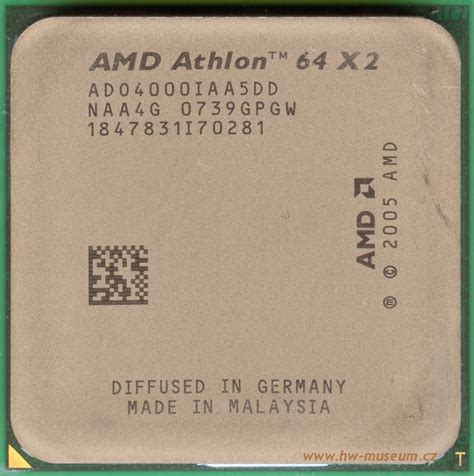 AMD Athlon 64 X2 4000+ (Brisbane) - Hardware museum
