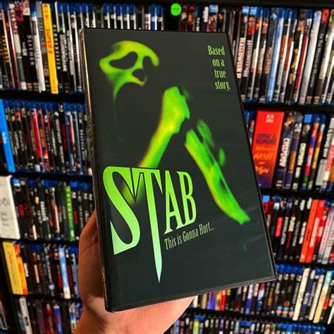 Stab Scream Vhs Display Case No Tape Etsy Australia