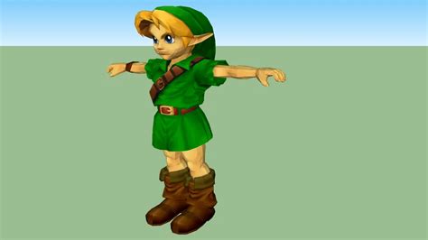 Ocarina Of Time Young Link 3d Warehouse