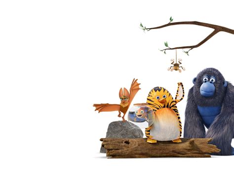 wallpaper  art hero childrens  jungle bunch