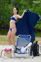 Alessandra Ambrosio Sizzles In Sexy Blue Bikini On Florianopolis Vacation AZNude