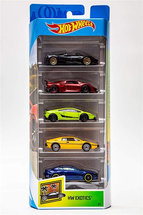 Pack Miniaturas Hw Exotics Hot Wheels Fyl Novo Lacrado Na Embalagem