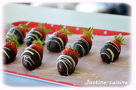 Recette de Fraise au chocolat