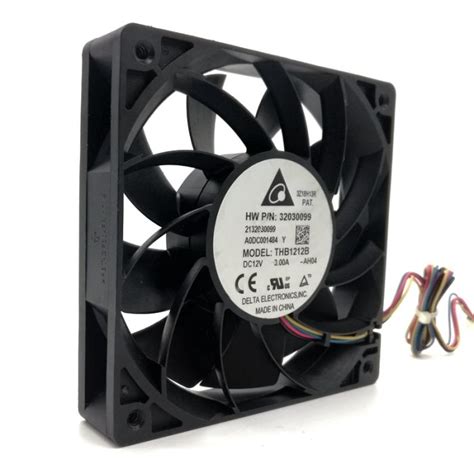 Delta 12CM 12025 high- speed winds of fan 12V 3A THB1212B double ball ...