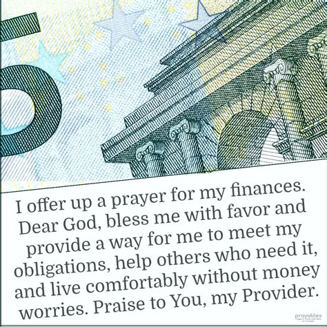 prayer  finances prayables