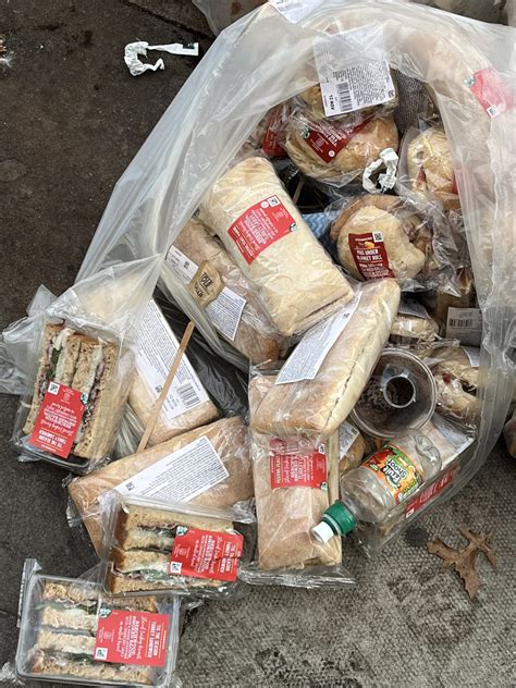 Shocking image shows "shameless" Starbucks food waste amid cost of