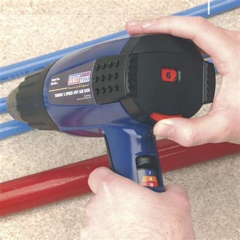Sealey HS102 Hot Air Gun 2000W 3 Speed 50 600C Variable Heat CCW Tools