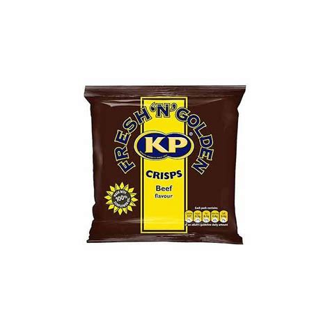 Kp Beef Crisps 48x25g Hendersons Foodservice Ireland