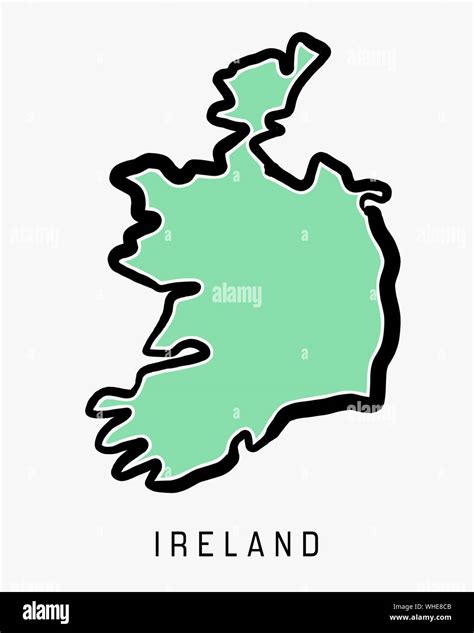 Map Of Ireland Border Hi Res Stock Photography And Images Alamy