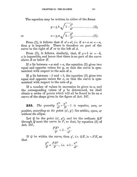 Chapter 12: The Ellipse - SL Loney Solutions: The Elements of