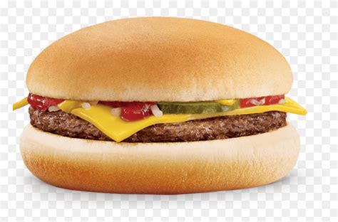 Mcdonalds Cheese Burger Food Hot Dog Hd Png Download Flyclipart